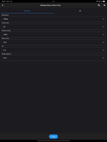 Camera Tools for DJI® iPad screenshot