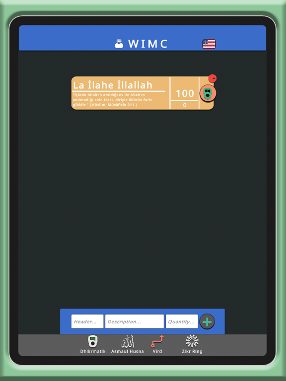 WIMC - Smart Auto Dhikrmatik iPad screenshot 4 - Reference app