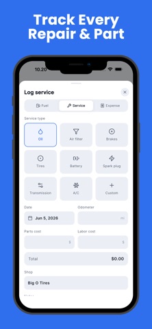 Garagely: Car Maintenance Log screenshot