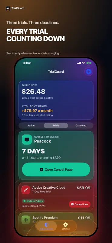 TrialGuard: Cancel and Remind screenshot 5 of 6