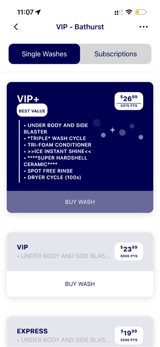 VIP CarWash App Screenshot 4 of 7