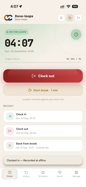 Clock-Clock screenshot 2