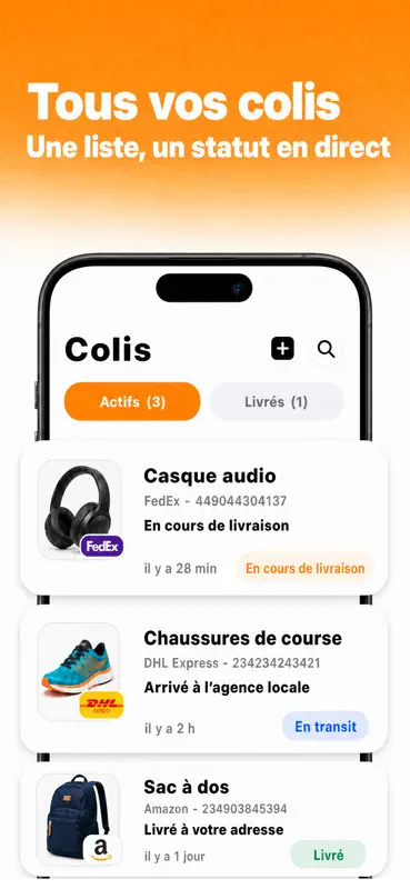 Suivi Colis & Tracking Colis screenshot 2 of 5