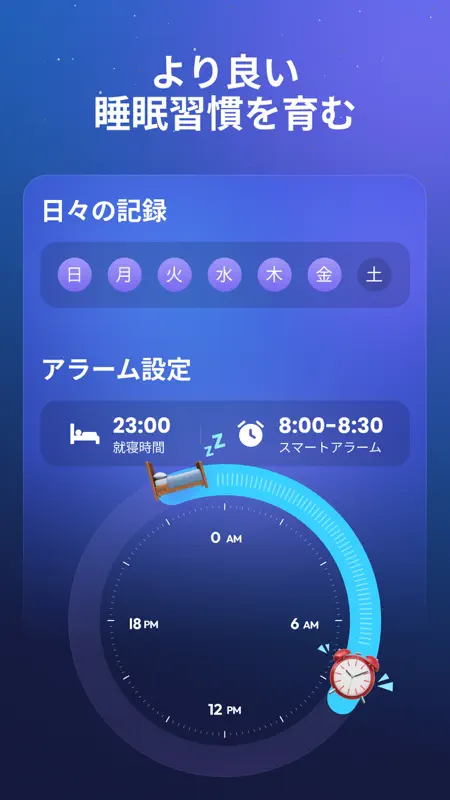 Sleep Tracker: 睡眠記録・いびき録音・アラーム screenshot 4 of 9