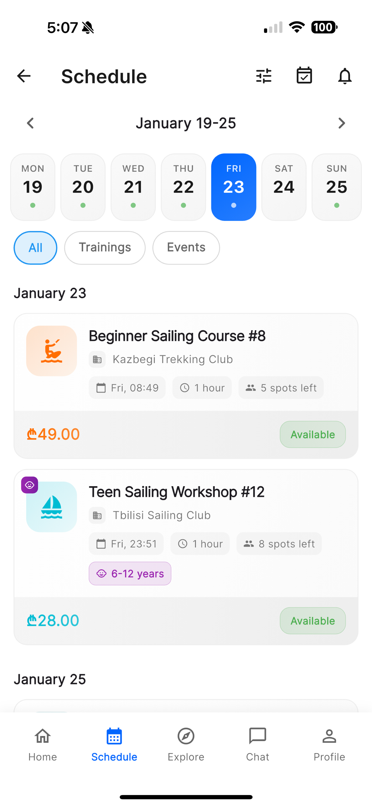 Sclubber.com Sports Platform screenshot 3