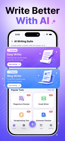 Jenn AI: Writing tool screenshot