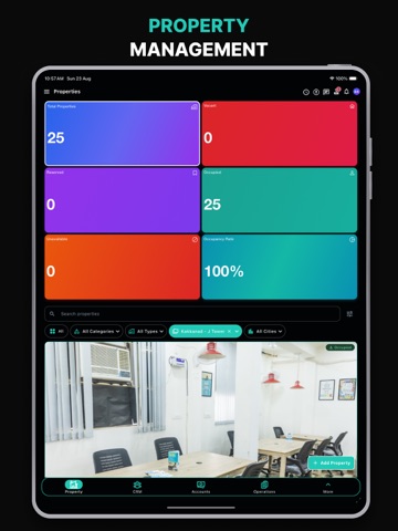 SpazeOne iPad screenshot