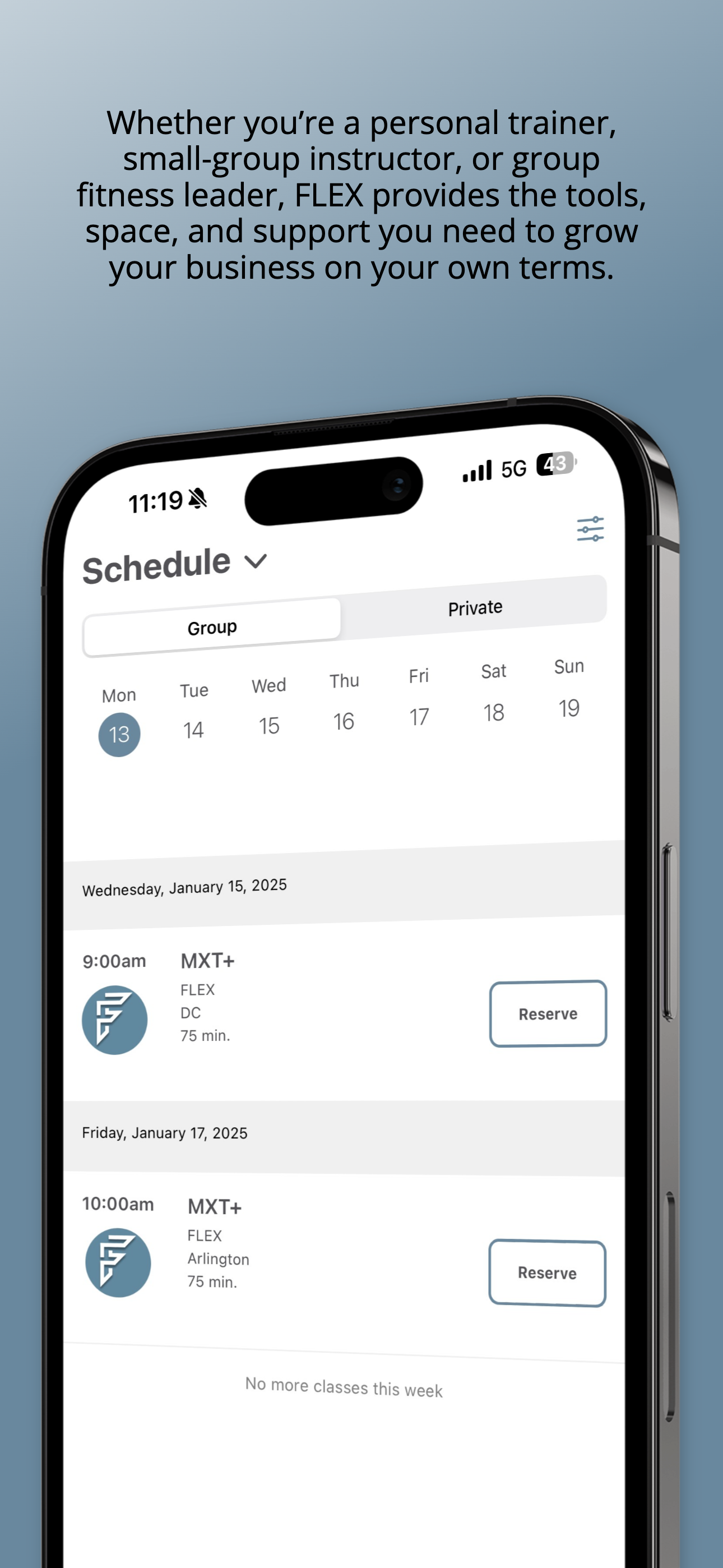FLEX Training Collective screenshot 4