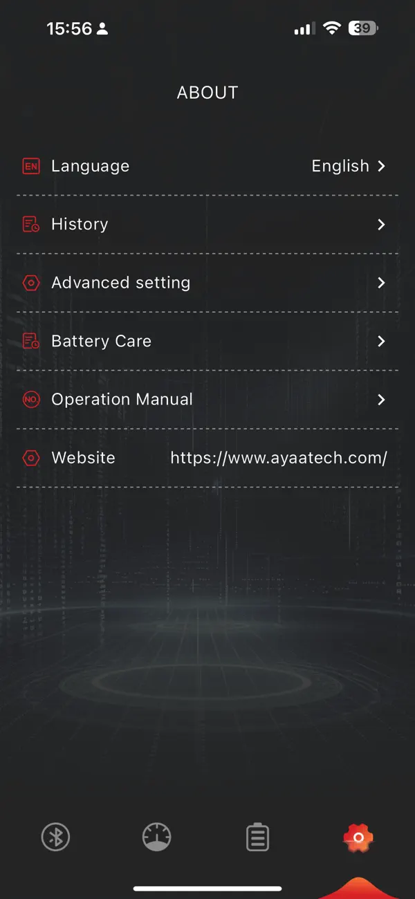 #5. BMS-ES (iOS) Ved: SHENZHEN AYAA TECHNOLOGY CO..LTD