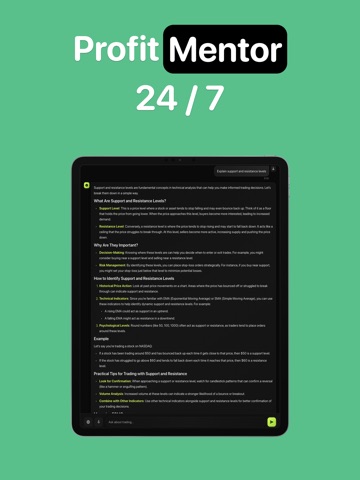 Profit-Pilot AI Chart Analyzer iPad screenshot