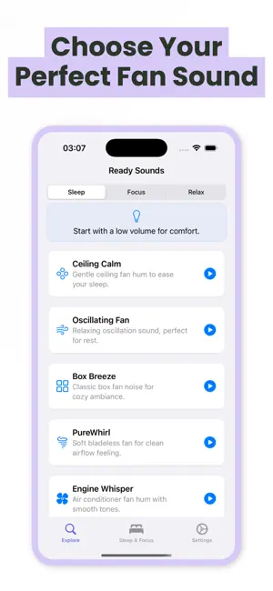 Sleep & Focus Fan - Noise screenshot 4