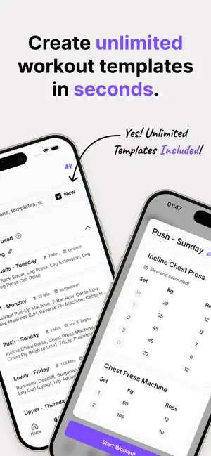 Nouta Gym Workout Tracker screenshot 3