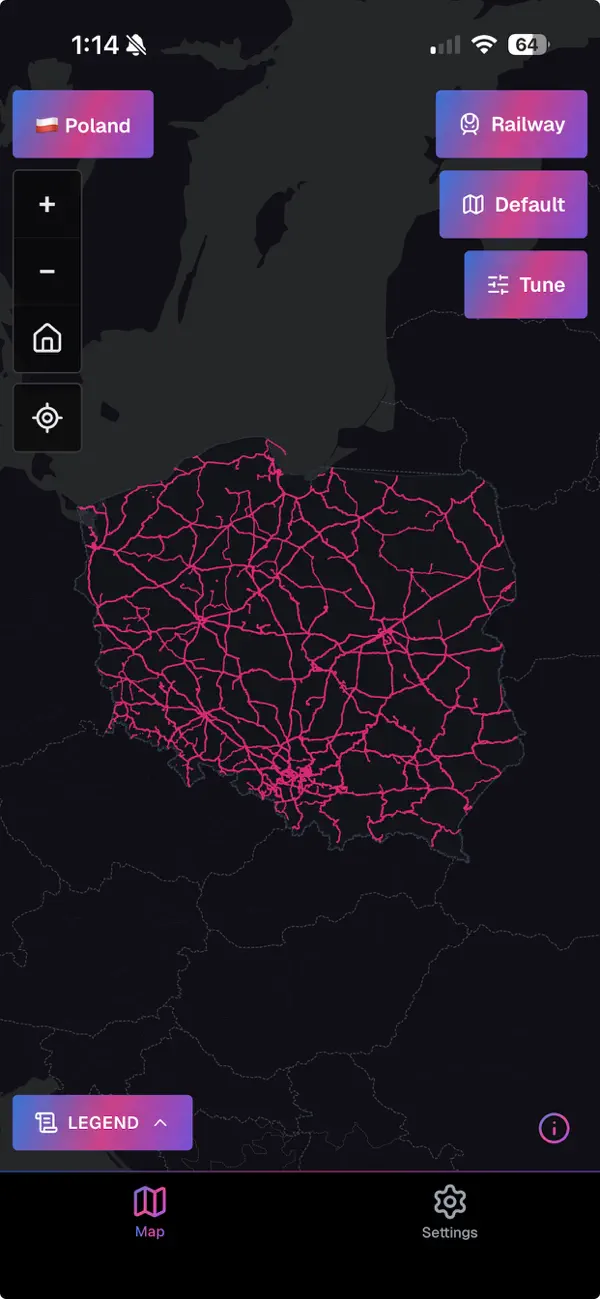 Screenshot #1 pour RailsMaps