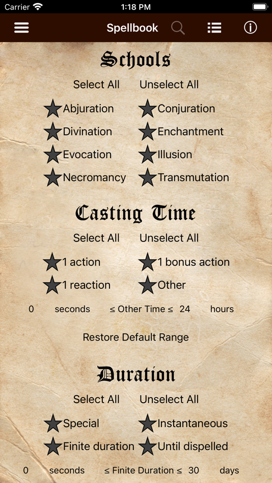 #4. D&D Spellbook 5e (iOS) 由: Jonathan Carifio