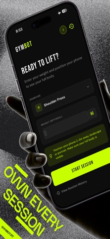 Gymbot Vision Screenshot 2 of 3