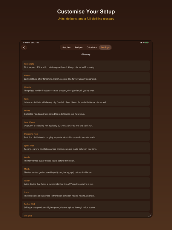 StillLog iPad screenshot