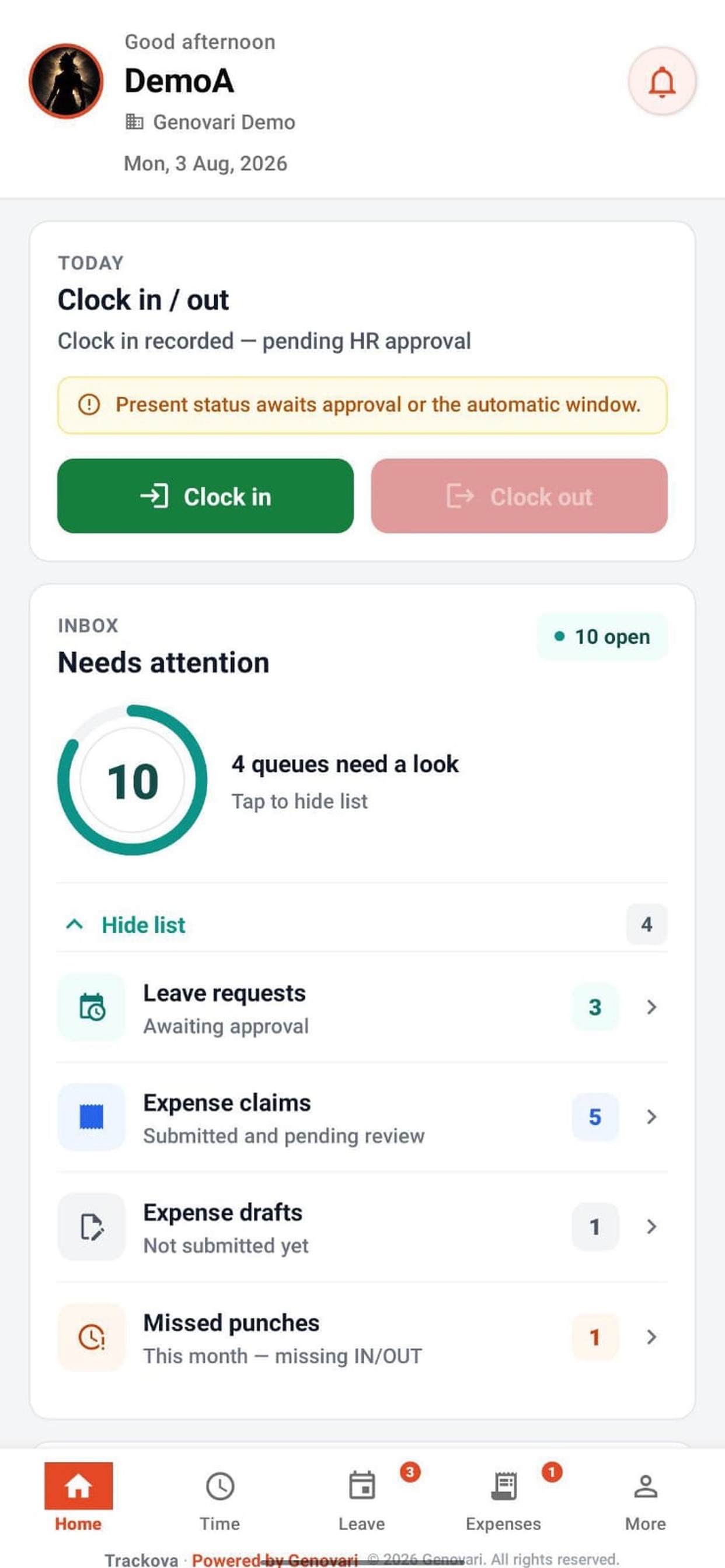Screenshot 2 of Trackova