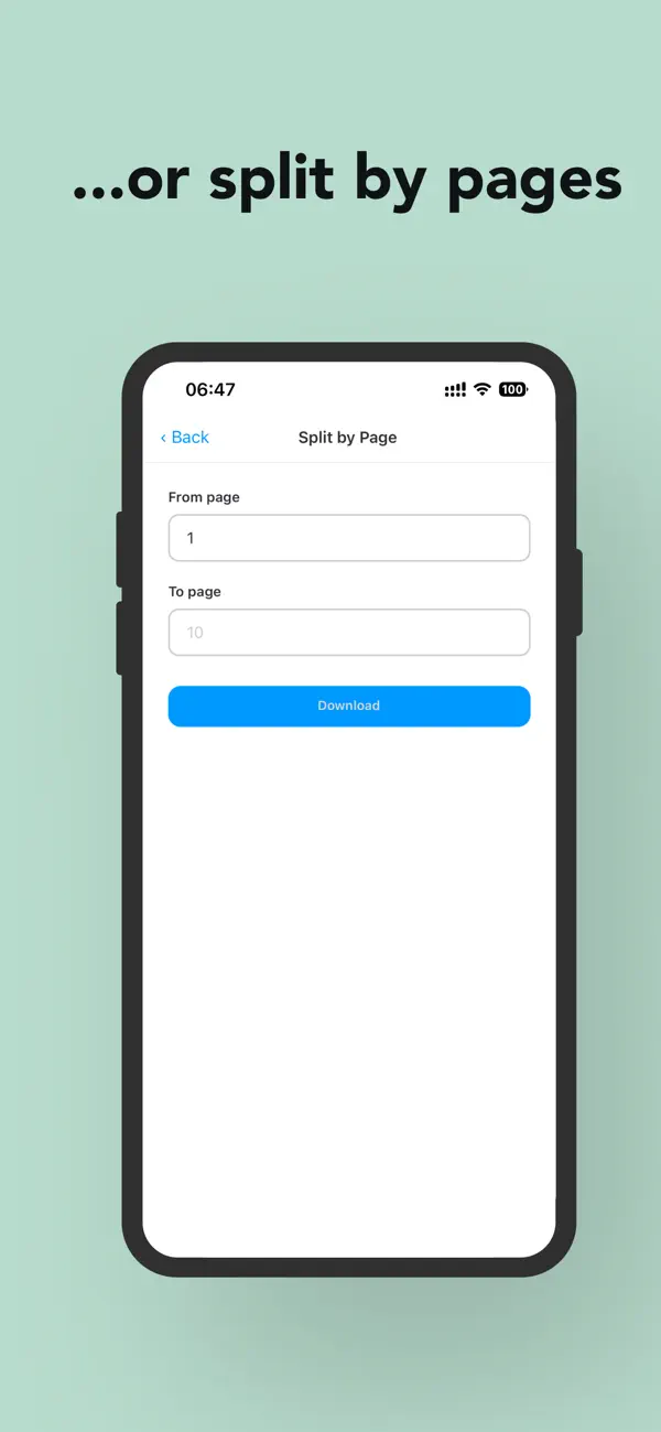 #3. PDF Chapter Split (iOS) Por: CI SOFTWARE SOLUTIONS COMPANY LIMITED
