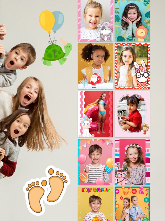 Cornici per foto per bambini