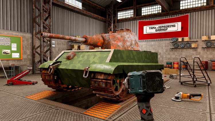 Tank Mechanic Simulater Games screenshot-3