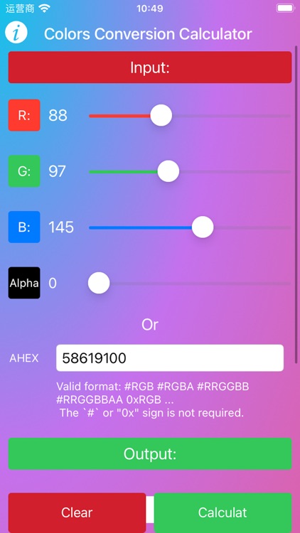 Color Conversion Calculator