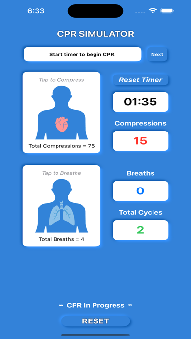 CPR-Simulator iPhone screenshot 2 - Medical app