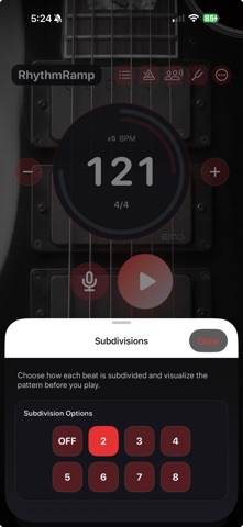 RhythmRamp: Metronome & Tuner screenshot