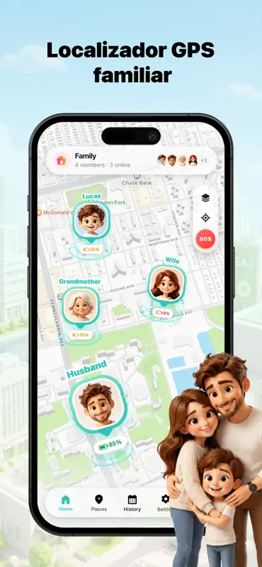 LocateFamily: Phone Tracker screenshot 1 of 6