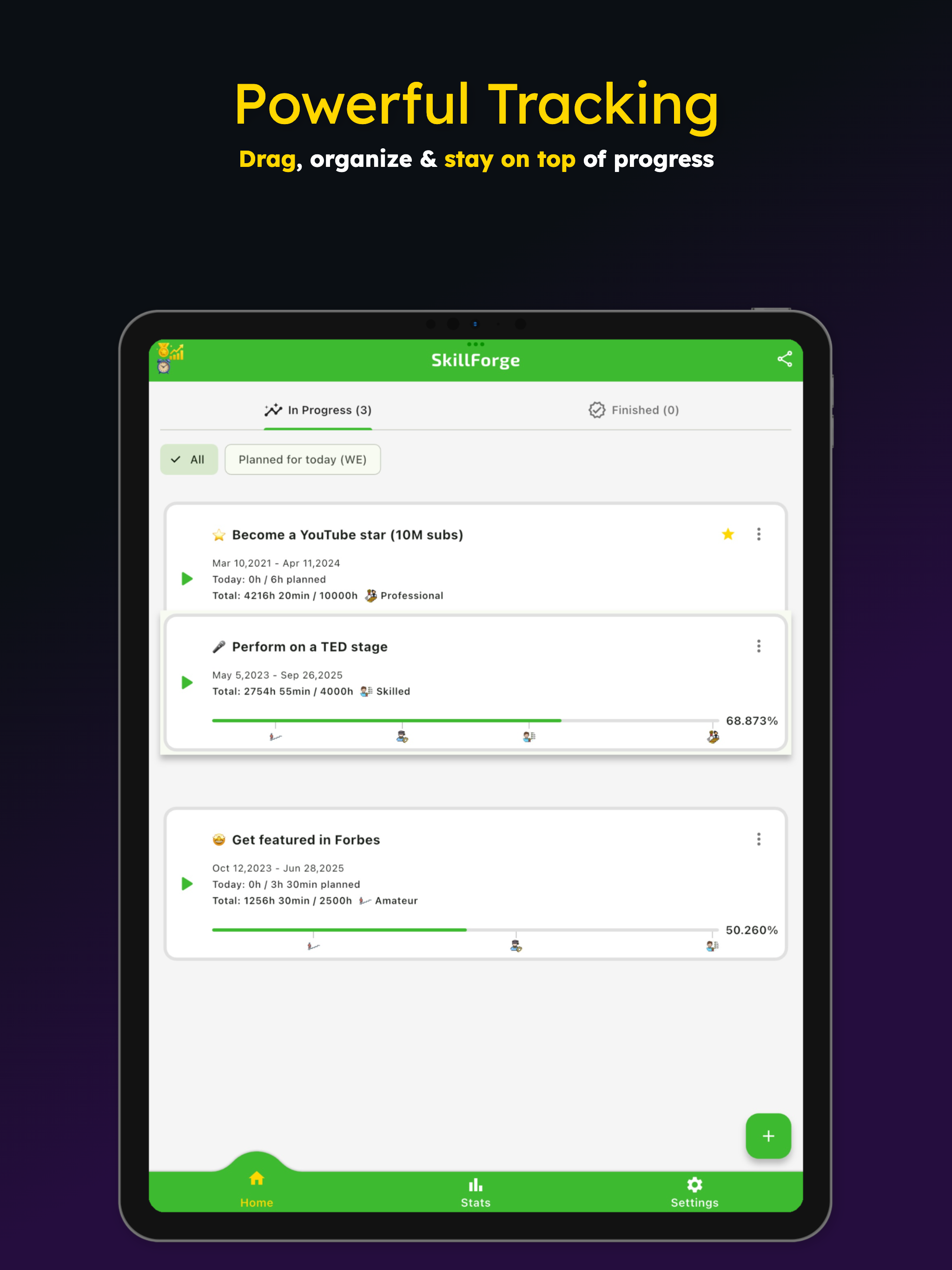 SkillForge - Skill Tracker