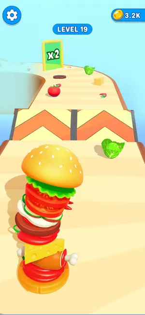 Burger Cannon: Cooking Run screenshot 2