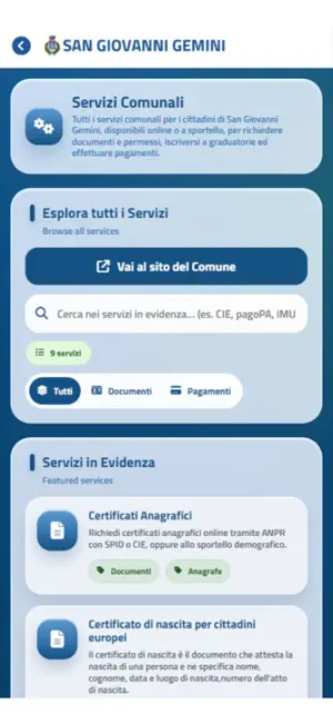 Comune di San Giovanni Gemini screenshot 2