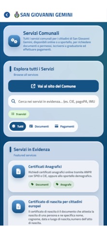 Comune di San Giovanni Gemini Screenshot 2 of 3