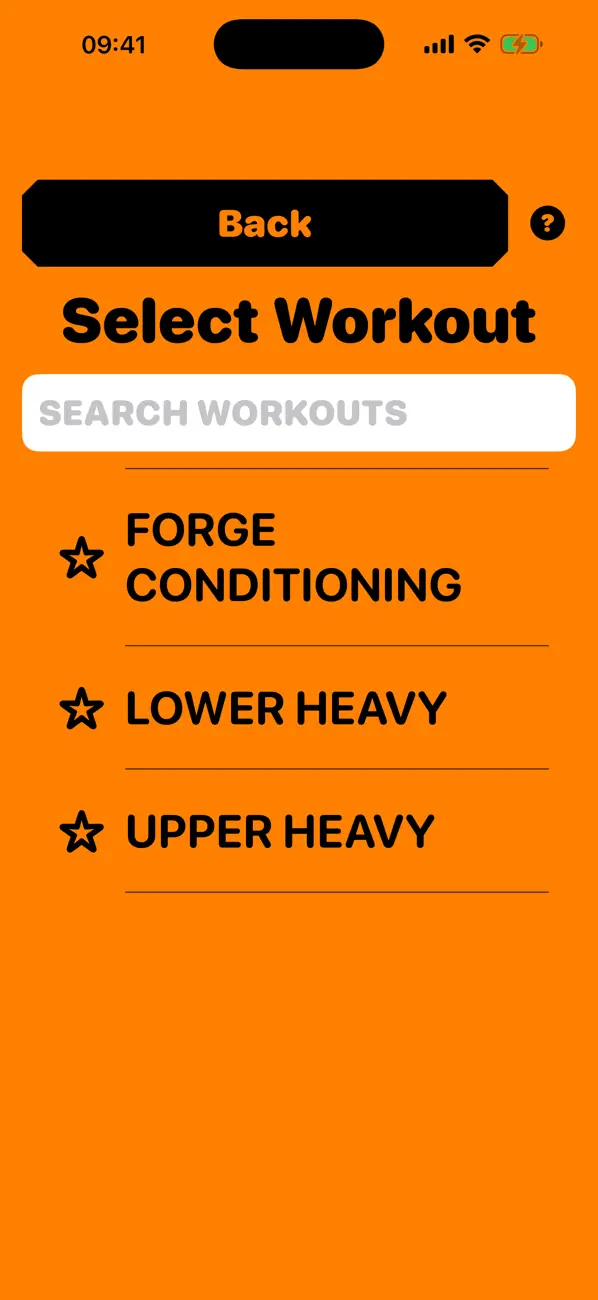 Screenshot #2 pour SRFG Simple Workout Tracker