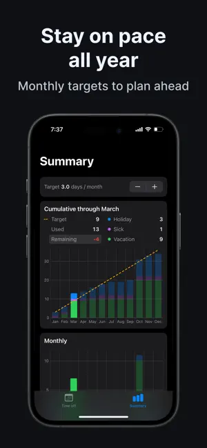 MyPTO: Track & Plan Time Off screenshot 4