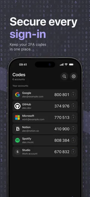 2FA Codes: Authenticator Vault screenshot 1