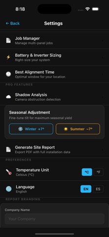 SolarAlign Pro: Sun & Tilt Screenshot 2 of 3