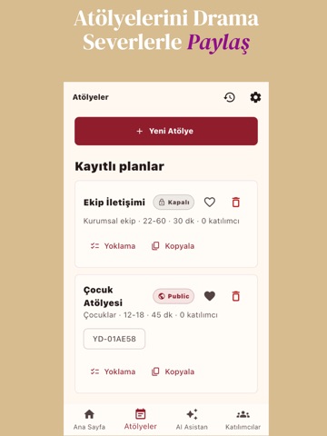 Yaratıcı Drama iPad screenshot
