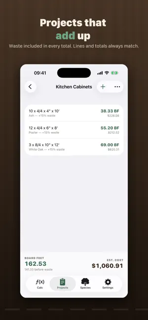 BoardTally: Board Foot Calc screenshot 2