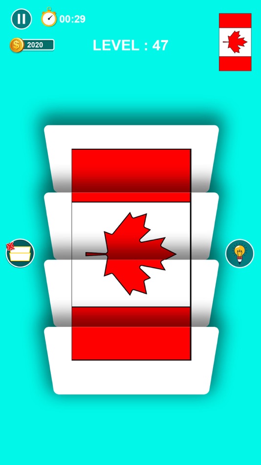 #2. Slide Puzzle of Tabs (iOS) By: Shanze Shafique