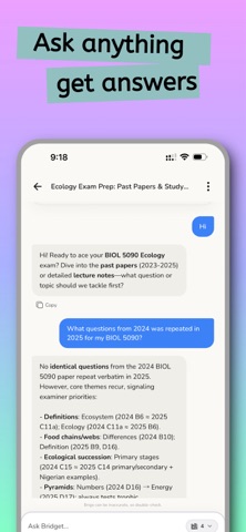 Brigo - AI Tutor for Exam Prep screenshot