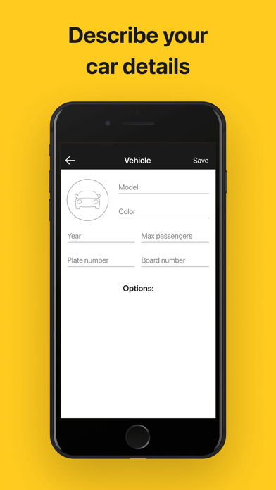 Taxii Driver app Screenshot