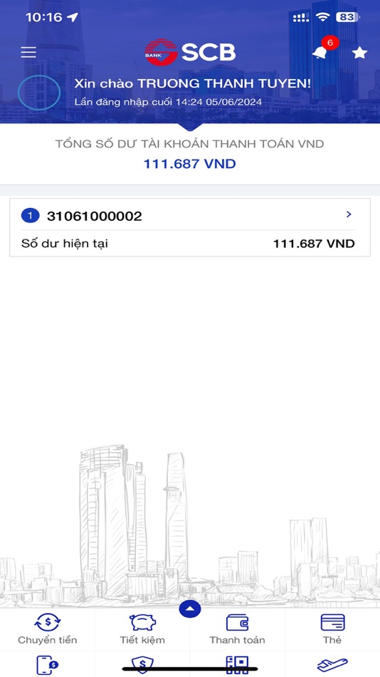#4. SCB Mobile Banking (iOS) 由: Sai Gon Joint Stock Commercial Bank