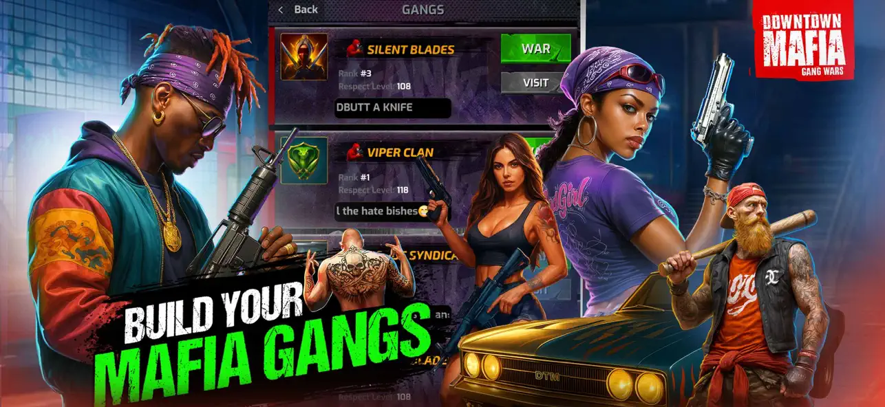 Screenshot #2 pour Downtown Mafia: Gang Wars RPG