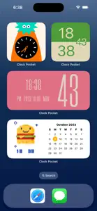 Clock Pocket:standby widget screenshot #2 for iPhone