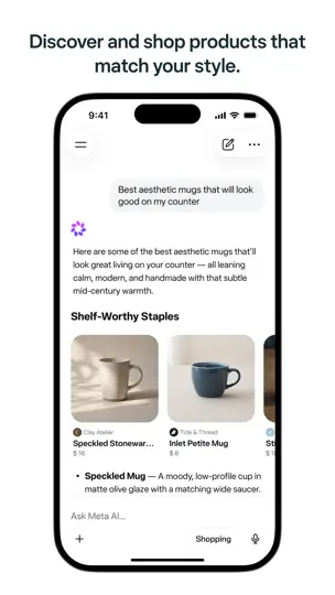Meta AI iPhone Screenshot 2