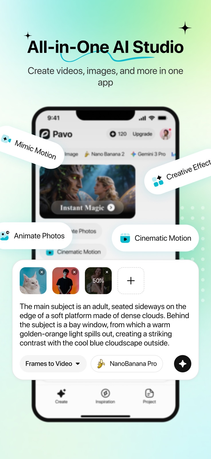 Pavo - AI Image & Video Maker iphone screenshot 4