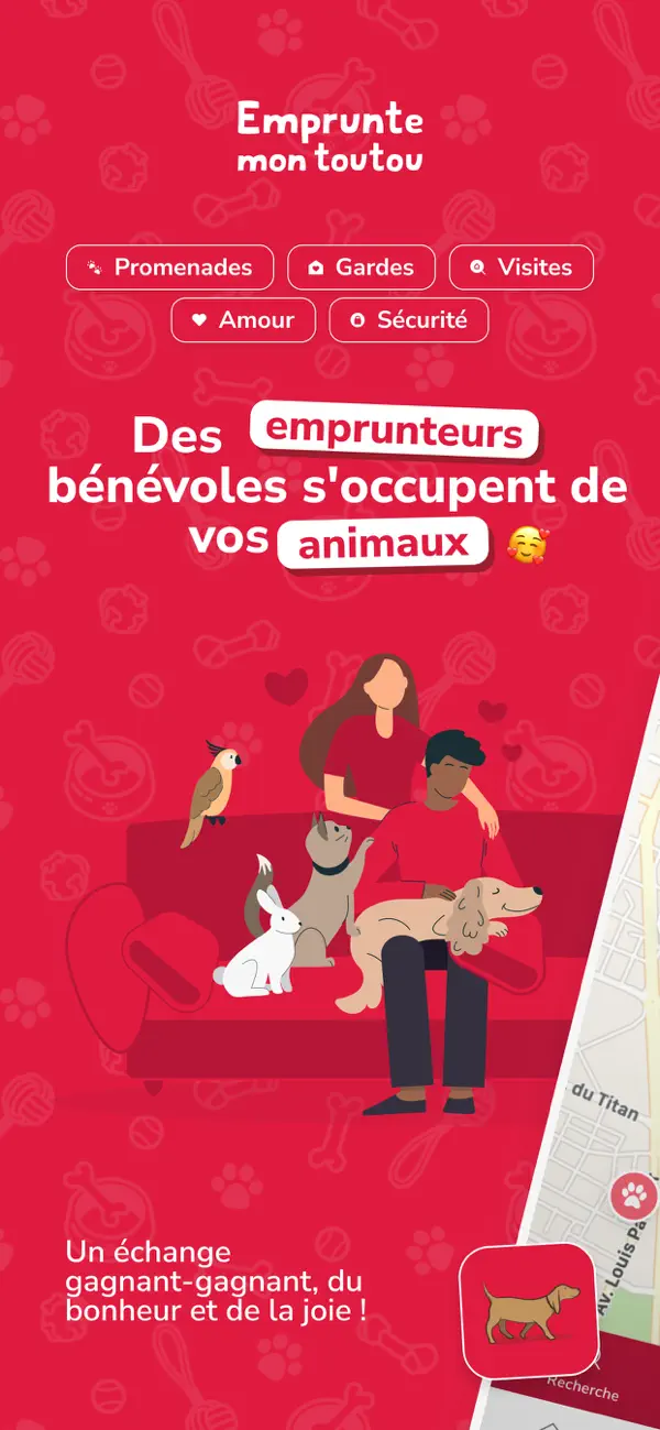 Screenshot #1 pour Emprunte Mon Toutou