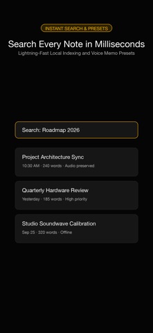 Voice to Text · Baro iPhone screenshot