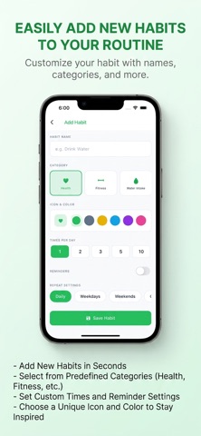 Daily Habit Tracker & Reminder Screenshot 4 of 10