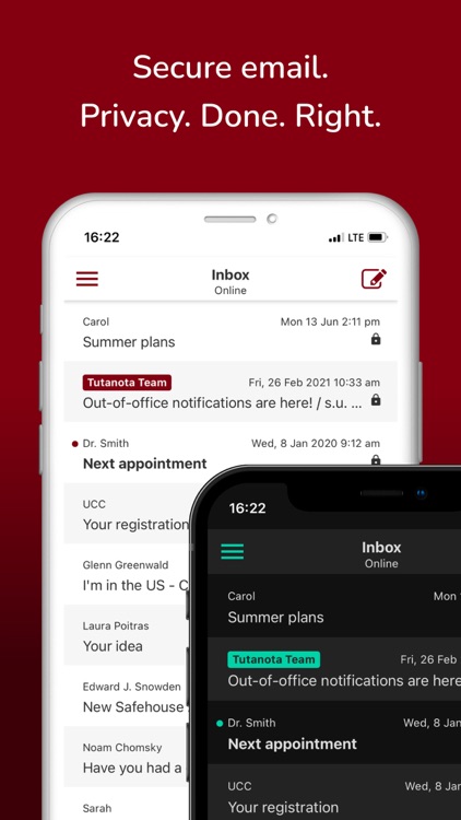 Tuta: Encrypted Private Email screenshot-0